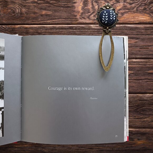 "Obilie" UNESCO "Modrotlač" Bookmark - Vintage Style - Artisan Crafted - Picture 3 of 3